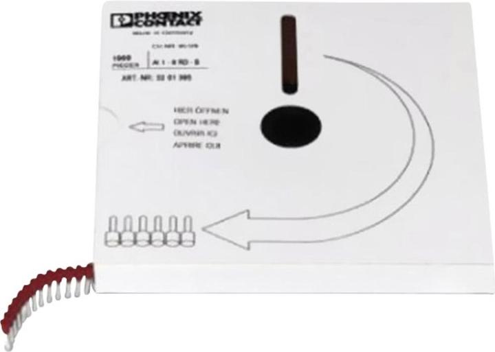 Phoenix Contact Aderendhülse Bandware 0.75 mm² 8 mm Teilisoliert Blau 3201547 1000 St.