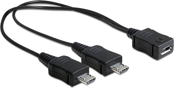 Productafbeelding Delock USB Micro B - USB Micro B (0.20 m, USB 2.0)