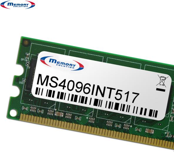 Produktbild Memorysolution Memory Solution 4GB Intel DB43LD (1 x 4GB)