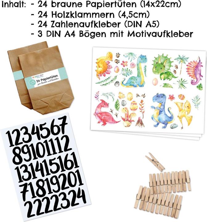Image du produit Papierdrachen Dinosaurier