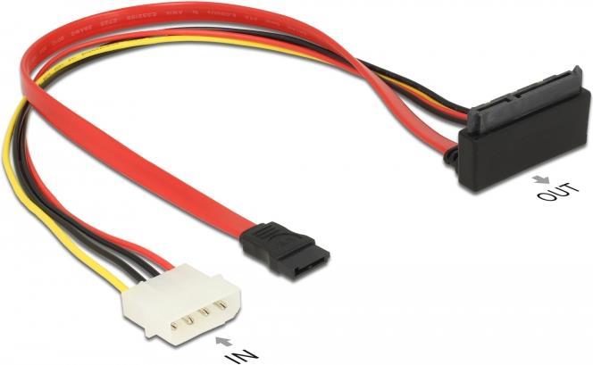 Actual product image Delock 85514 0.3m 1 x Molex 4 pin 1 x SATA 22 pin