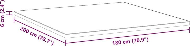 Produktbild vidaXL Memory Foam Topper (180 x 200 cm)