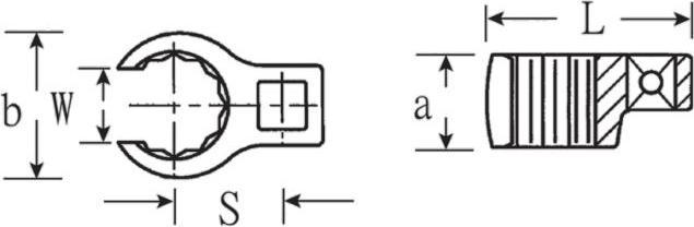 Actual product image Stahlwille 440 CROW-RING spanner 1/2, SW 46 mm (46 mm)