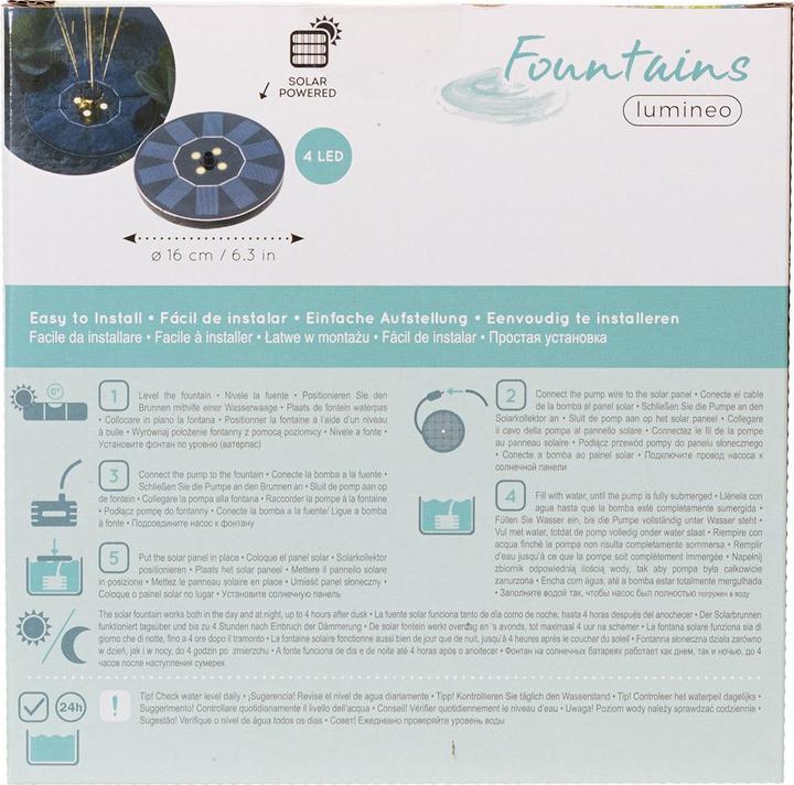 Produktbild Lumineo Gartenbrunnen 893034 Kunststoff