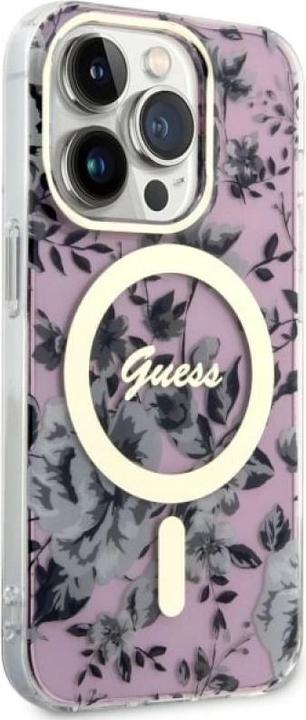 Produktbild Guess iPhone 14 Pro 6.1 hardcase Flower MagSafe (Apple iPhone 14 Pro)