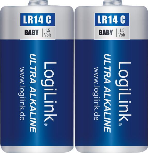 Produktbild LogiLink Ultra Power (2 Stk., C, 4800 mAh)