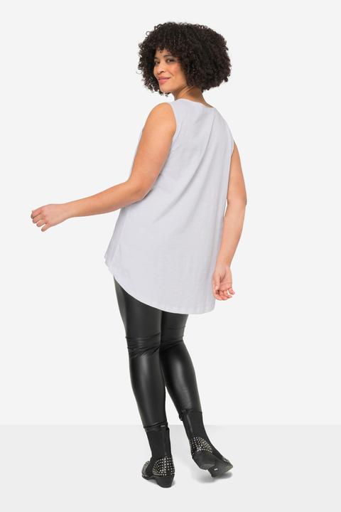 Produktbild Angel of Style Top, Rundhals, Knopfleiste, Saum hinten länger (44)