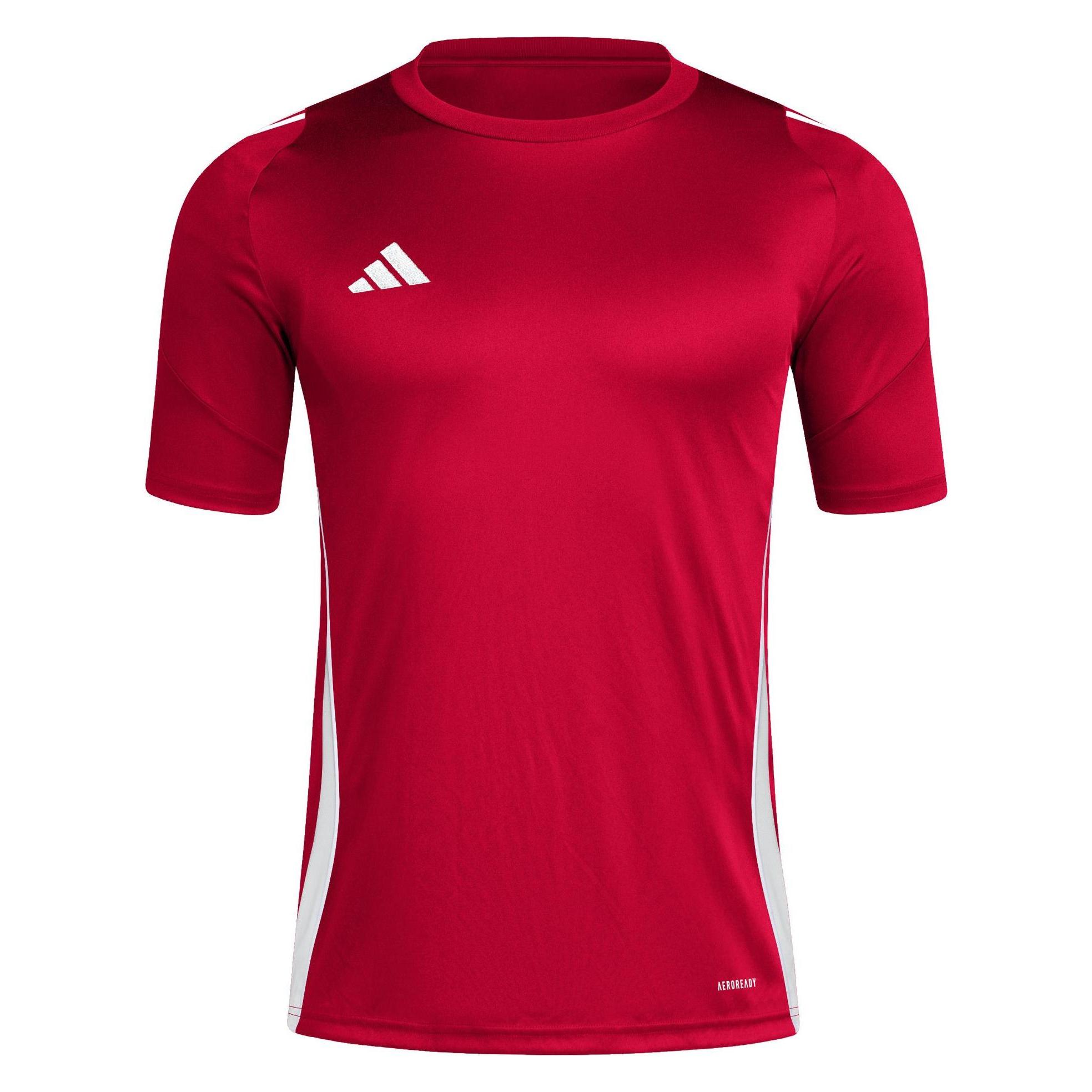 Adidas, Mannen, Sportief Shirt, TIRO24 Jsy (S), Rood, S
