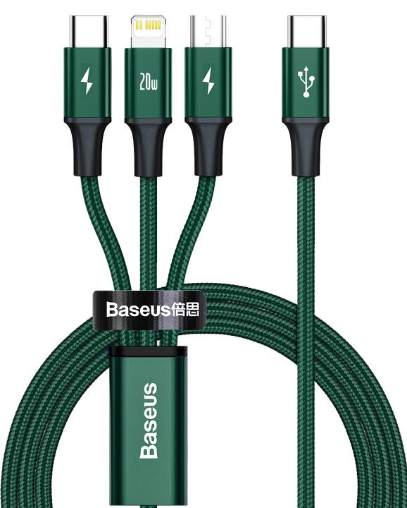 Actual product image Baseus 3in1 (1.50 m, USB 2.0, 20 W)