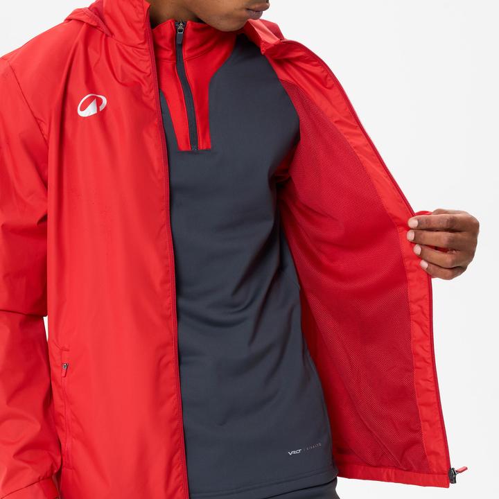 Produktbild Kipsta Damen/Herren Regenjacke - VIRALTO Club rot (XL)