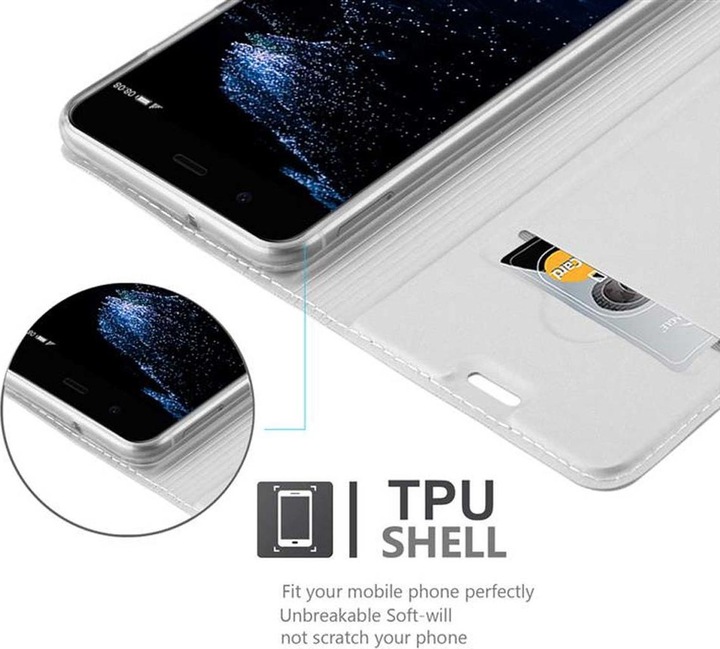 Actual product image Cadorabo Book Classy Style Cover (Haier P10)