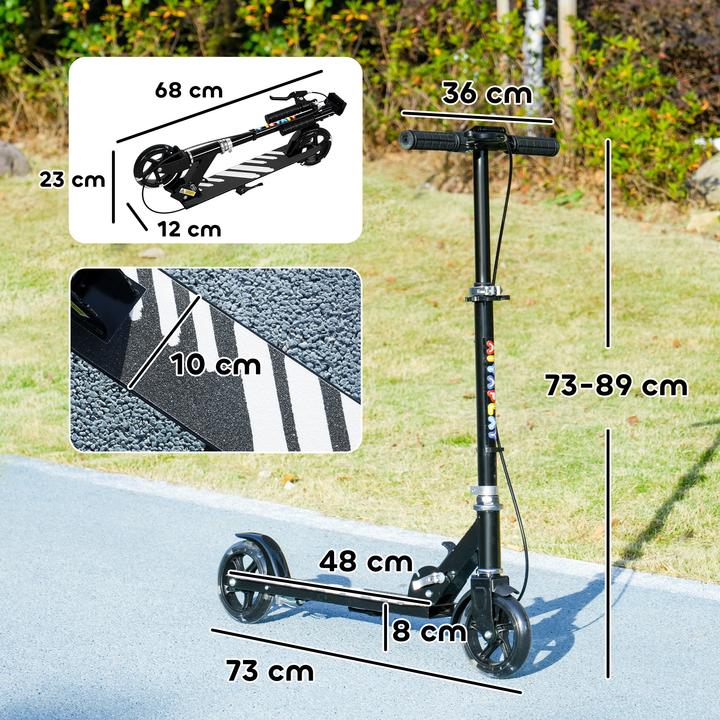 Actual product image Aiyaplay Kinderscooter Metall, Kunststoff Schwarz