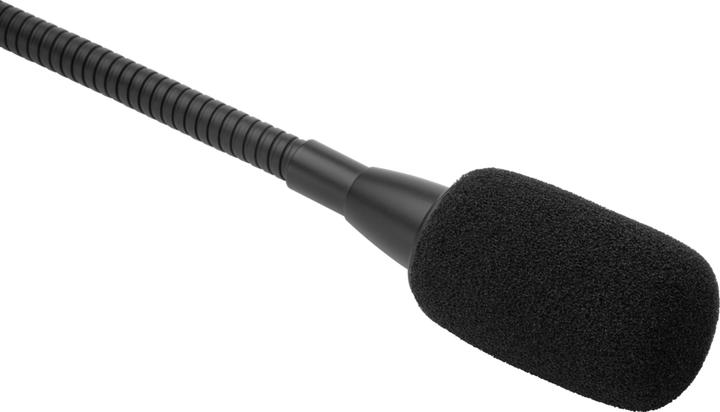 Actual product image JTS Electret gooseneck microphone with on/off push-button