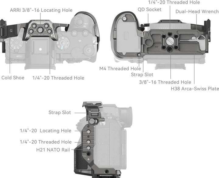 Produktbild SmallRig Cage for Sony Alpha 1 II / Alpha 9 III 5187 (Cage)