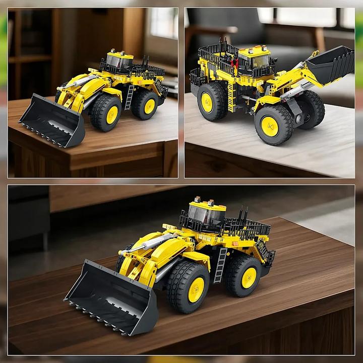 Actual product image ReoBrix Bulldozer yellow