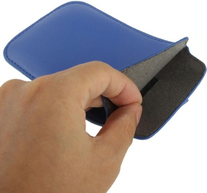 Produktbild König Design Handyhülle Tasche Slide Hülle Blau (HTC One M7, Samsung Galaxy S3 i9300, Samsung Galaxy Nexus I9250, HTC One)