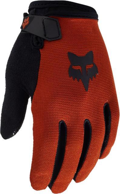 Actual product image Fox Gloves 23 Yth Ranger Brnt Org Ys (S)