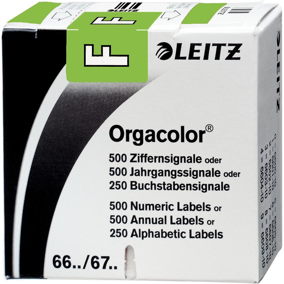 Leitz, Ordner Zubehör, Orgacolor Grün