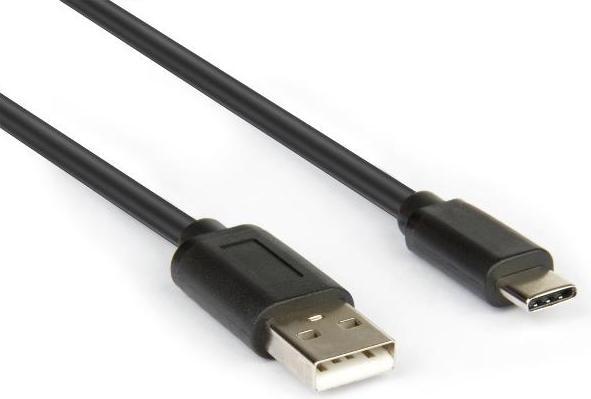 Actual product image Hamlet XCU2A-UC-MM10 USB cable 1 m USB 2.0 USB A USB C Black (1 m, USB 2.0)