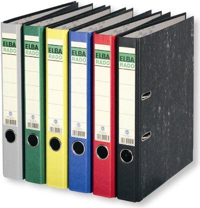 Actual product image Elba Folder rado 100022595 DIN A4 50mm cardboard yellow (A4, 50 mm, 1 pcs.)