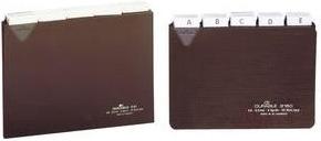 Actual product image Durable GUIDE CARDS WITH WELDED LETTERS 1 PAK 314111 (A4)