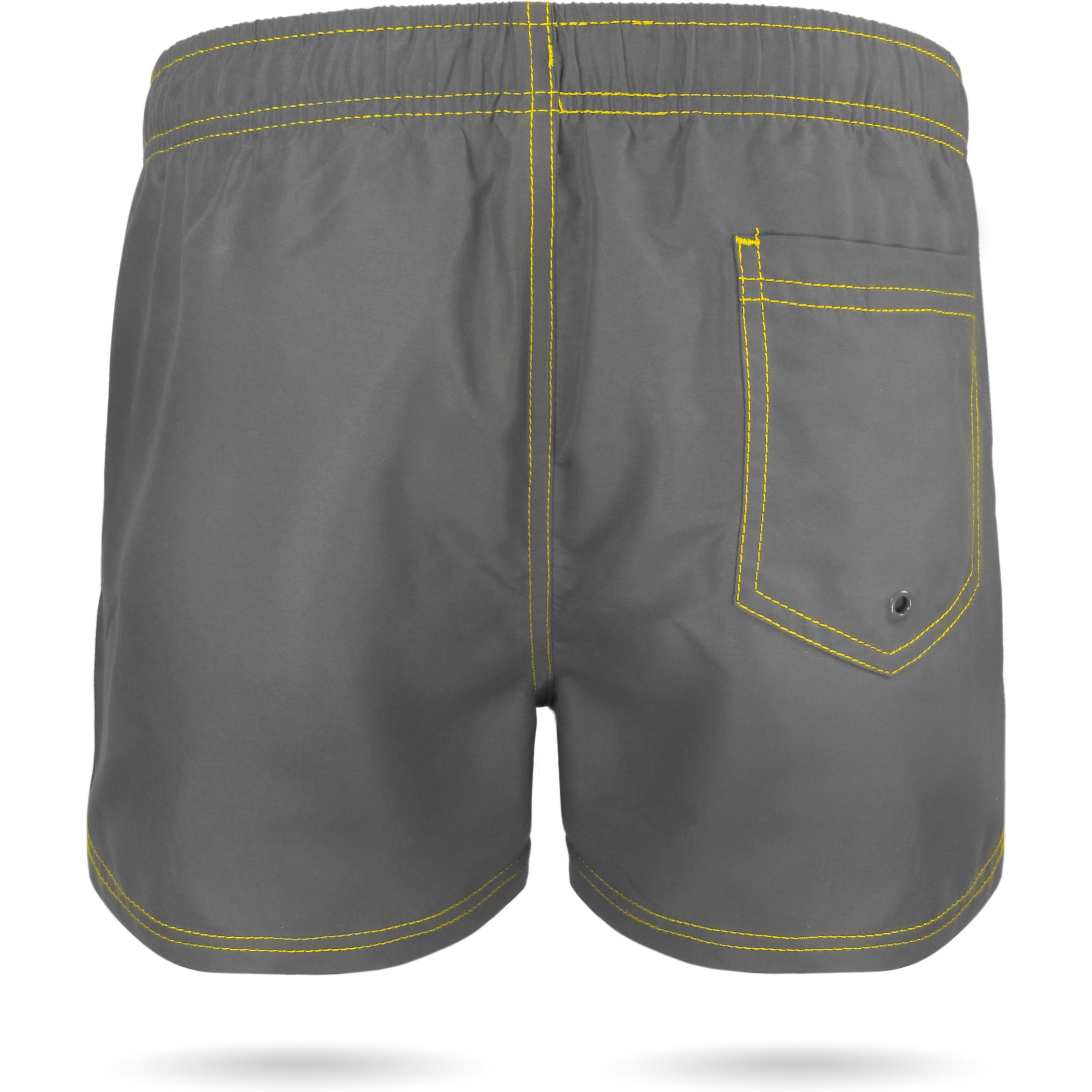 Thumbnail - Normani, Herren, Badehose, Badeshorts Beacon, Grau, (XL)