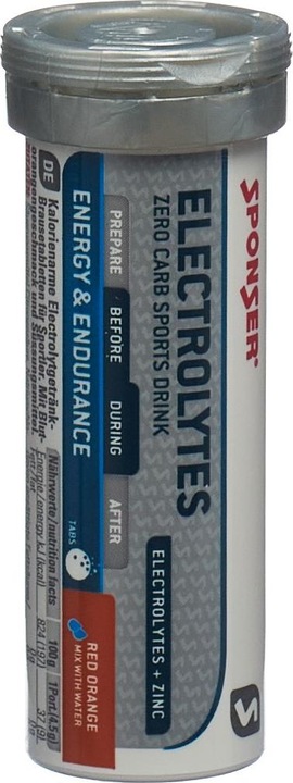 Produktbild Sponser Electrolytes (Red orange, 1 Stk., 45 g)