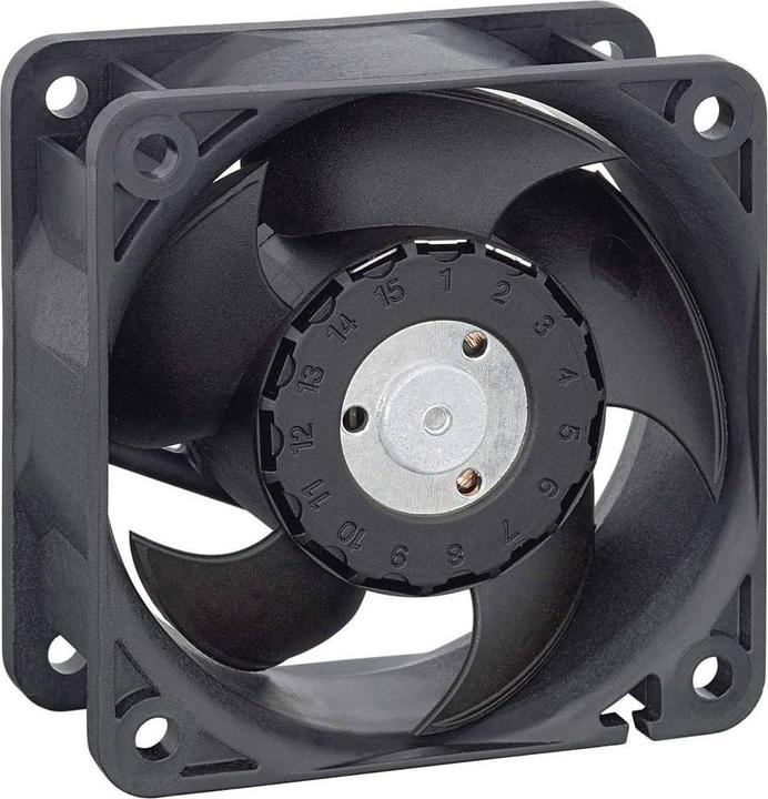 Actual product image Papst EBM 624 L axial fan 24 V/DC 21 m³/h (L x W x H) 25 x 60 x 60 mm (25 mm, 1 x)