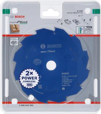 Actual product image Bosch Professional Zubehör Cordless circular saw blade Expert for Wood, 190 x 1.5/1 x 30, 48 teeth