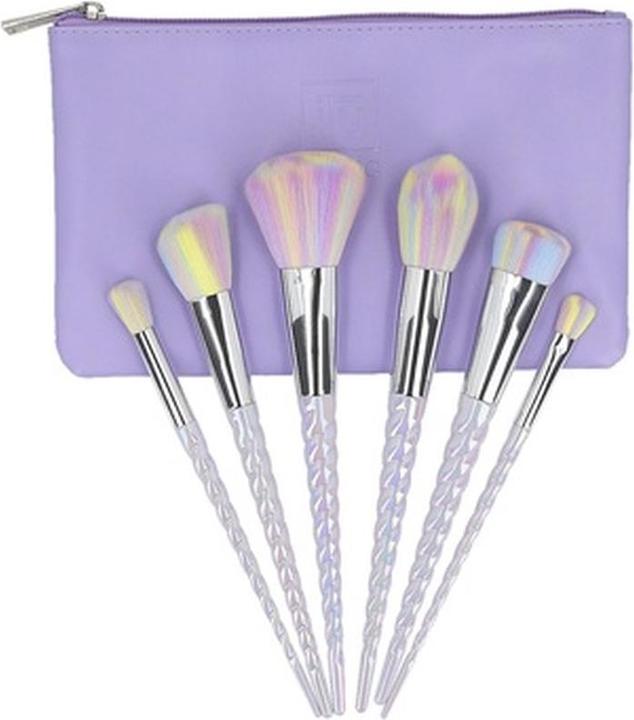 Produktbild Ilu Basic Set 6 Makeup Brushes with Unicorn Pastel Bag (Set)