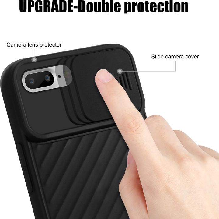 Image du produit Cadorabo Couverture TPU avec protection pour appareil photo (Apple iPhone 7 Plus, Apple iPhone 7s Plus)
