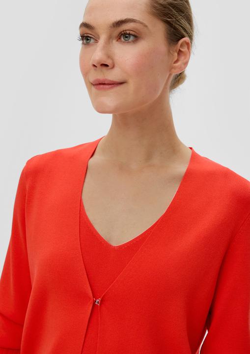Produktbild s.Oliver Strickjacke Strickjacke aus Viskosemix (36)
