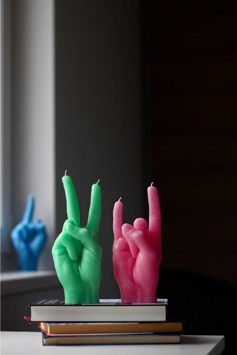 Produktbild Candle Hand You Rock (1 Stk.)
