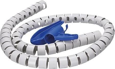 Actual product image HellermannTyton Protective hose longitudinally split 27 mm gray (Cable conduit, 200 cm)