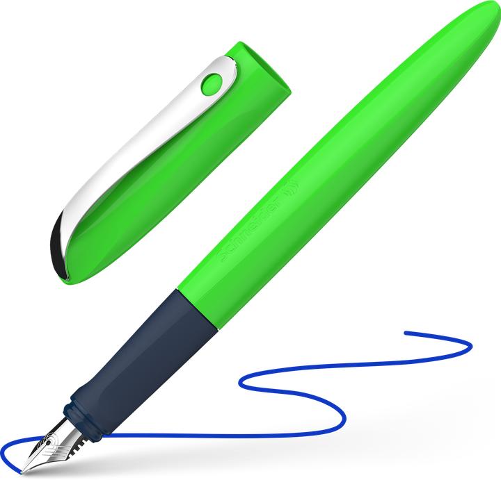 Image du produit Schneider Stylo plume Wavy, A, vert (Vert)
