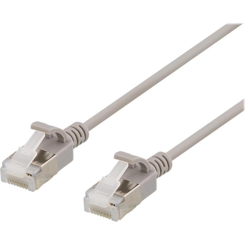 Deltaco netvaerkskabel - 3 m - gra (U/FTP, CAT6a, 3 m), Netzwerkkabel
