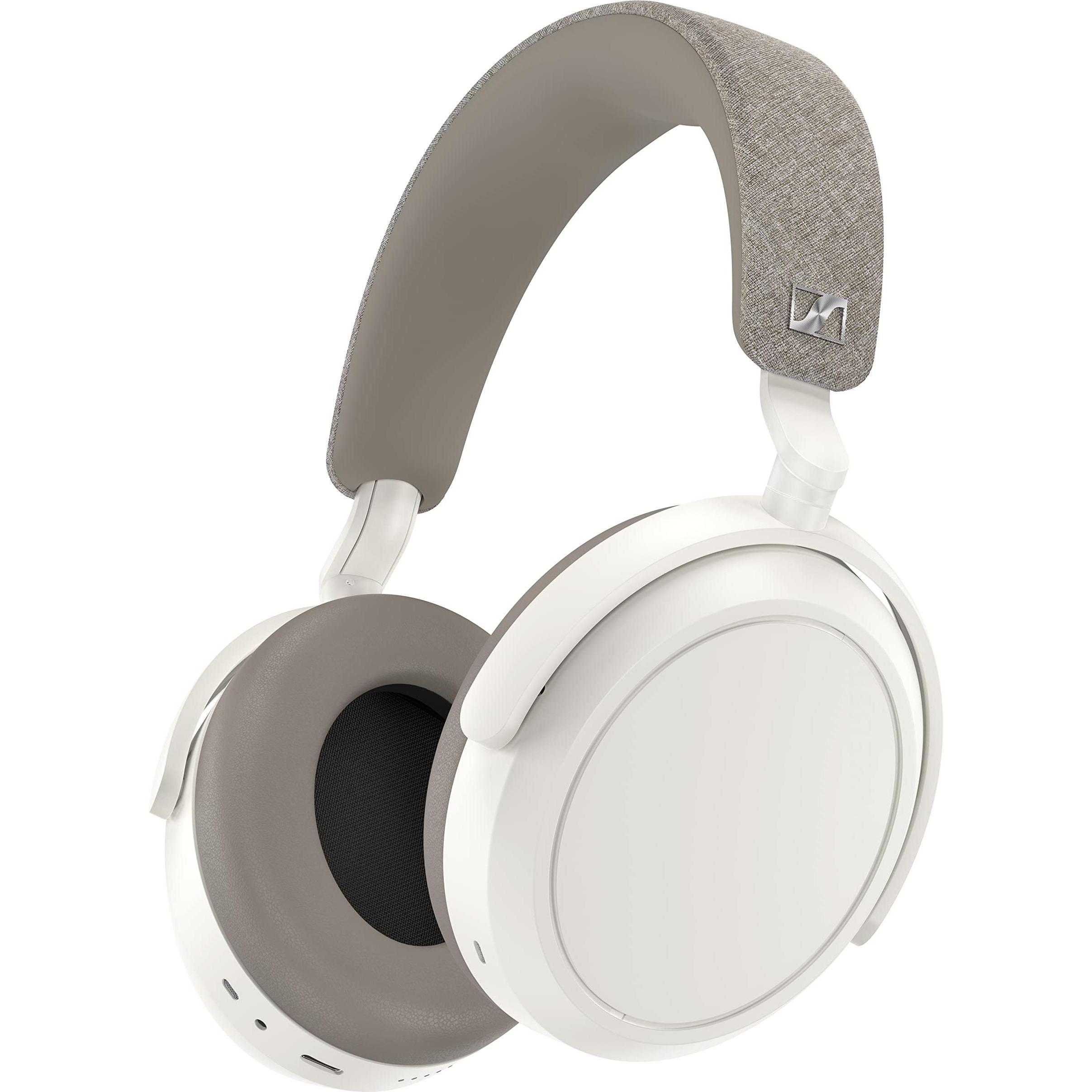 Sennheiser Momentum 4 Wireless (ANC, 60 h, Kabellos, Kabelgebunden), Kopfhörer, Weiss, Beige