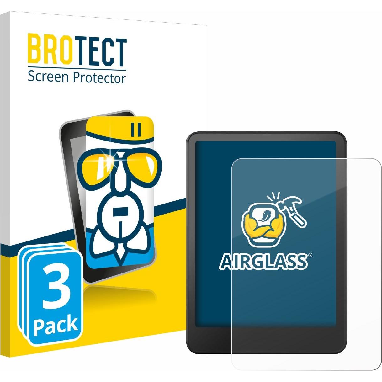 BROTECT Schutzglas Schutzfolie Displayschutz Display Schutz Glas Folie klar, eReader Zubehör, Transparent