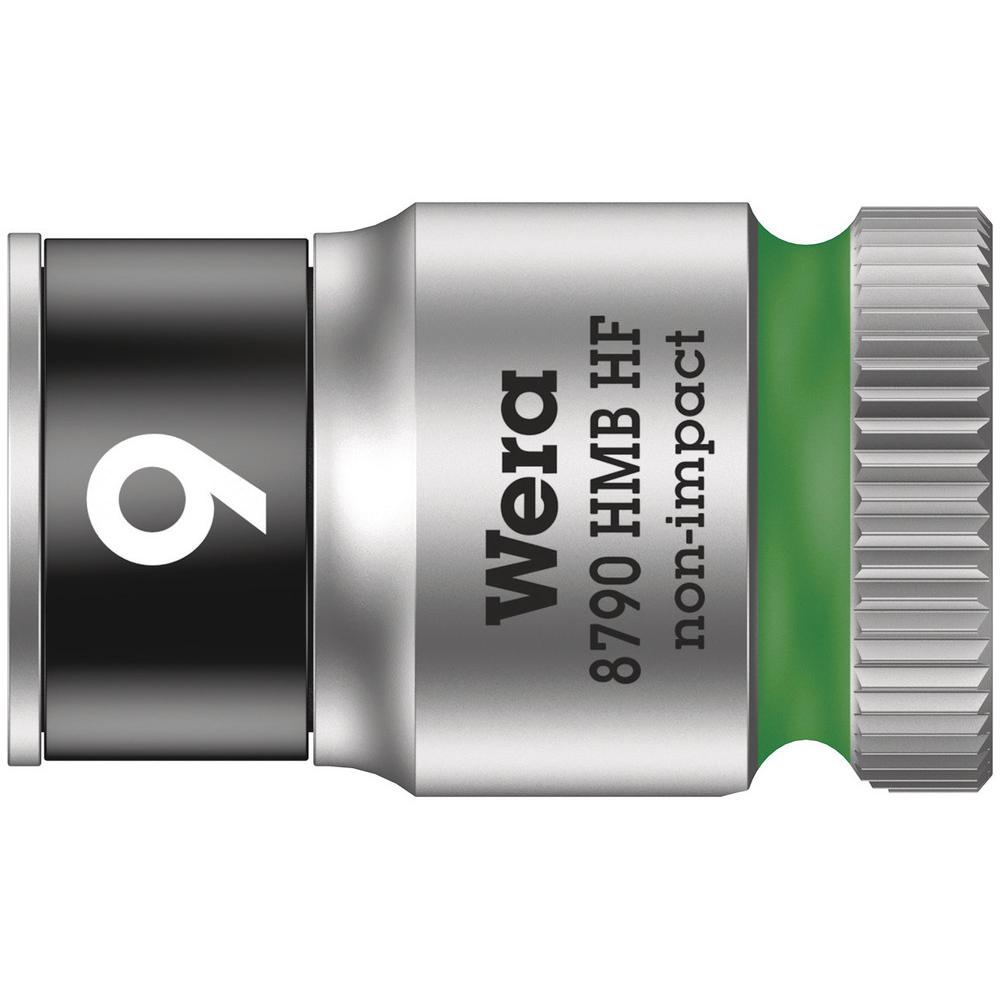 Wera, Steckschlüssel + Stecknuss, 8790 Hmb Hf 9,0 (9 mm)