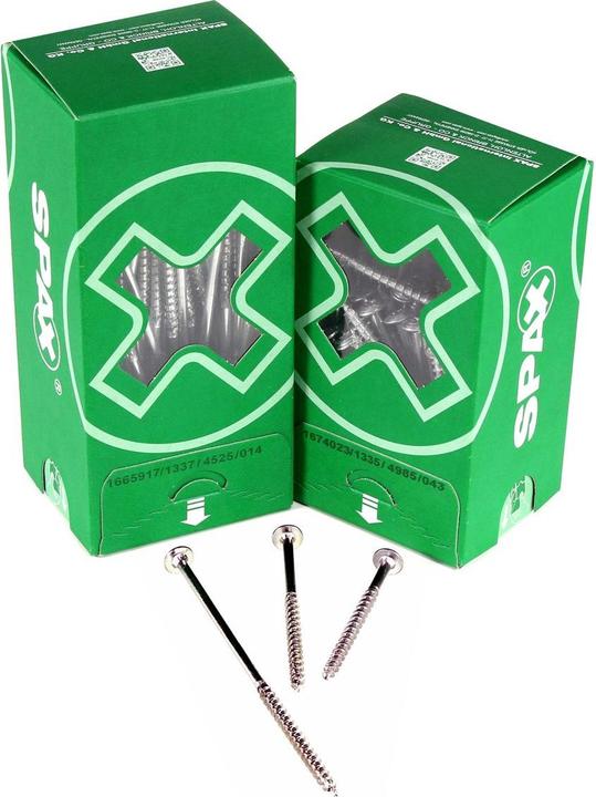 Produktbild Spax Tellerkopf T-Star Plus T30 Teilgewinde Wirox (100 Schrauben pro Stück)