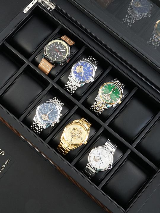 Actual product image Rothenschild Watch box RS-2377-12EB for 12 watches ebony