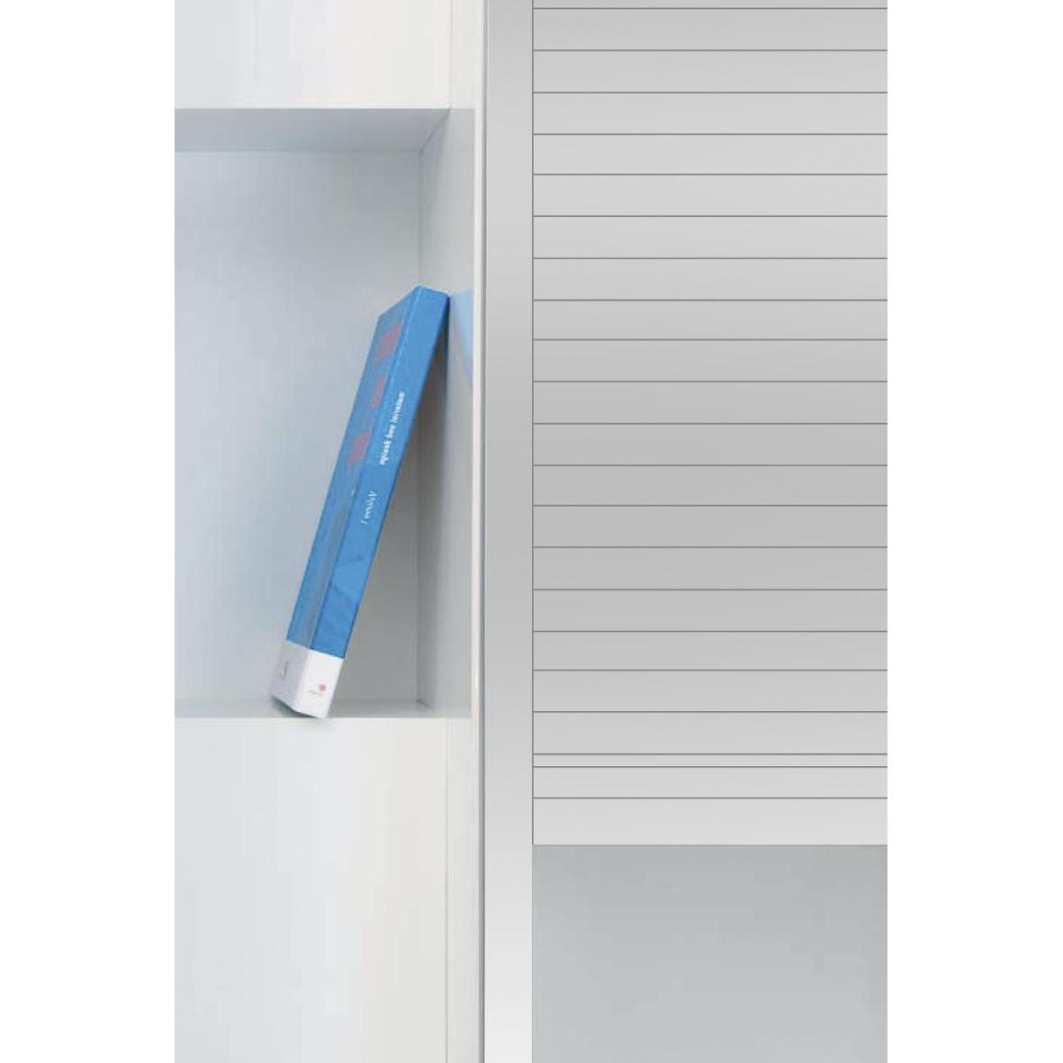 Rehau, Möbelausstattung, RAUVOLET metallic line Rollladenset, KB 600mm, Kunststoff/Edelstahl Effekt (1 Stk.)