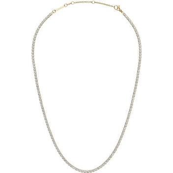 Daniel Wellington - Sparkling Gold Plated Crystal Necklace Classic Tennis DW00400391, Handykette, Gold