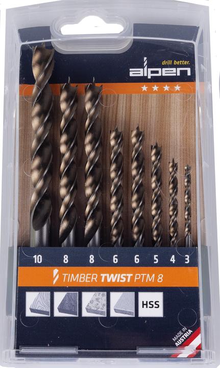 Produktbild Alpen Kassette TIMBER TWIST PTM (10 mm, 3, 4, 5, 6, 8)
