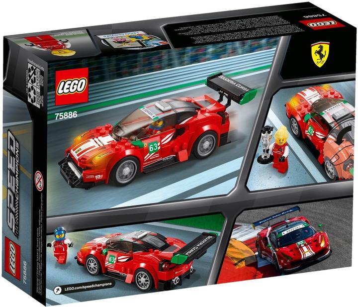 Produktbild LEGO Ferrari 488 GT3 Scuderia Corsa (75886, LEGO Speed Champions)