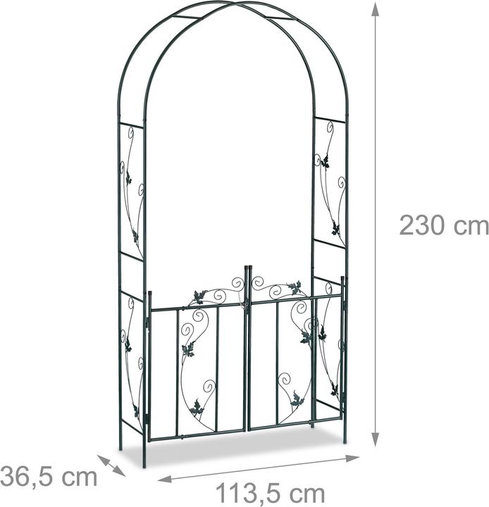 Produktbild Relaxdays Rosenbogen (36.50 cm, 113.50 cm)