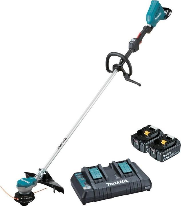 Image du produit Makita 2x18V tondeuse à veine DUR368LPT2 (Couteaux en plastique, Fils coupe-herbe)