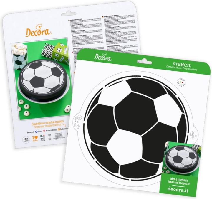 Decora Football ball stencil ø 25 cm