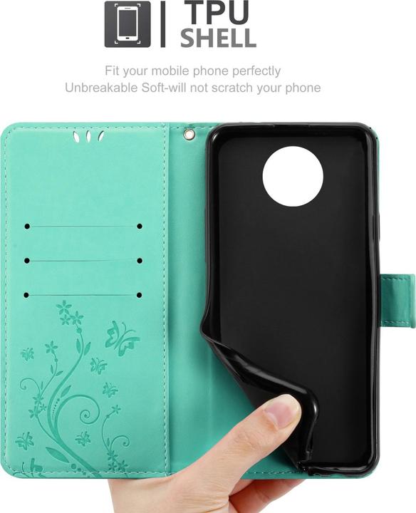 Immagine prodotto Cadorabo Copertina del libro a fiori (Nokia G10, Nokia G20)