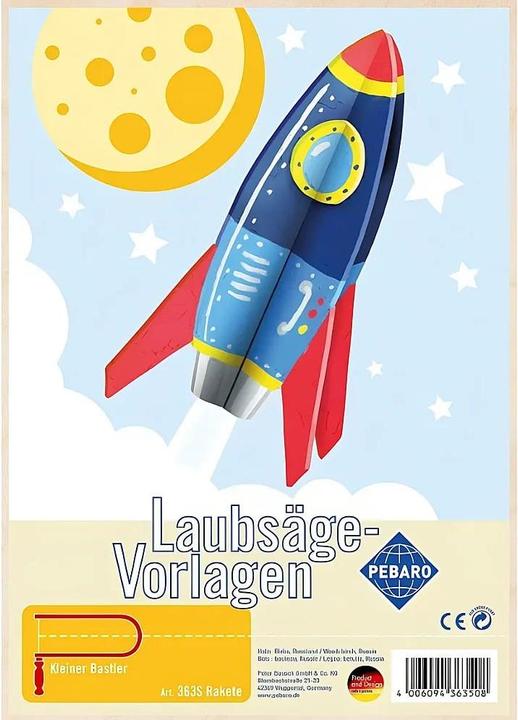 Actual product image Pebaro Fretwork Template Rocket